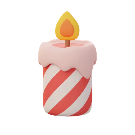 Velas de navidad  3D Icon