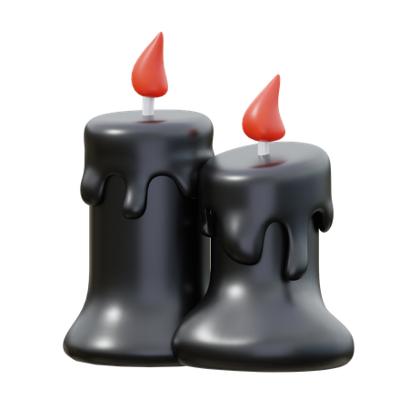 Velas acesas  3D Icon