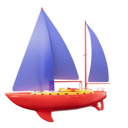 Veleiro  3D Icon