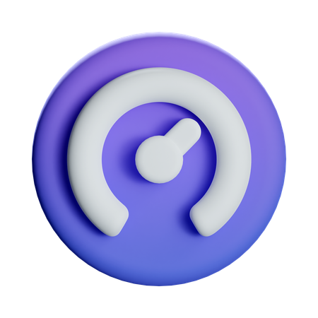 Velocidad  3D Icon