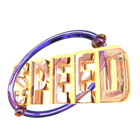 Velocidade  3D Icon