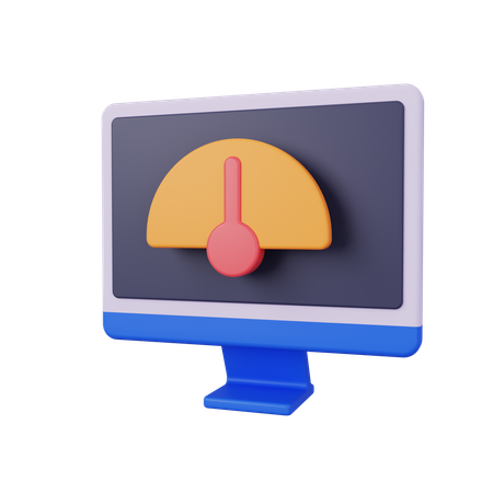 Velocidade da internet  3D Icon