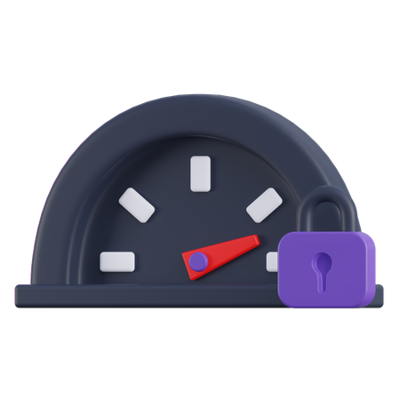 Velocidade da rede  3D Icon