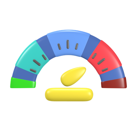 Velocímetro  3D Icon