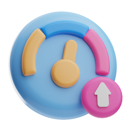 Velocímetro  3D Icon