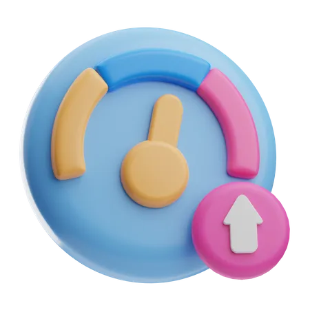 Velocímetro  3D Icon