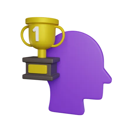 Troféu e vitória  3D Icon