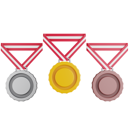 Medalha de vencedor  3D Icon