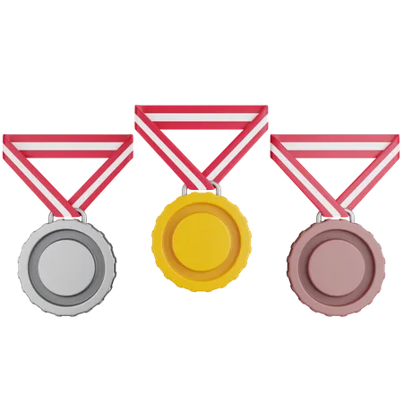 Medalha de vencedor  3D Icon