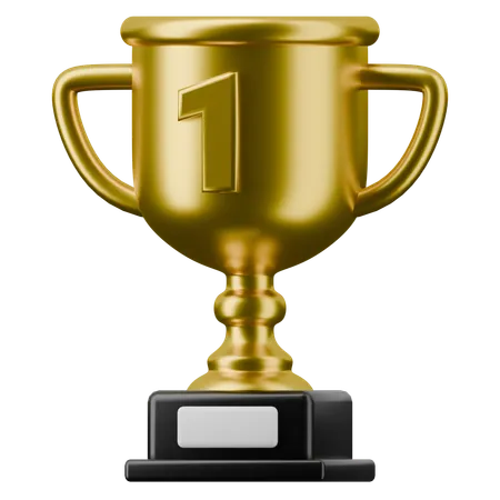 Troféu de vencedor  3D Icon