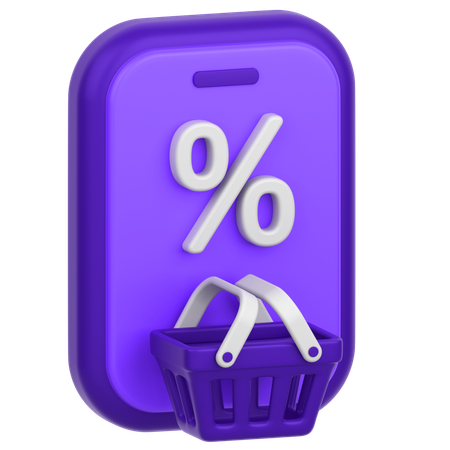 Venda compras  3D Icon