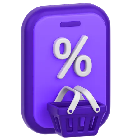 Venda compras  3D Icon