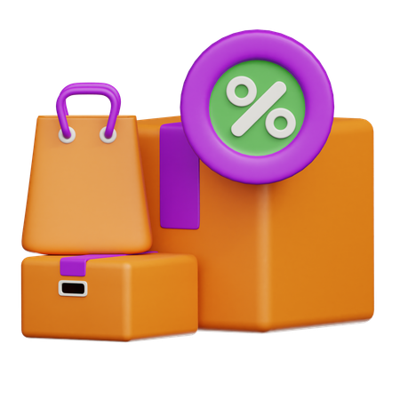 Venda compras  3D Icon