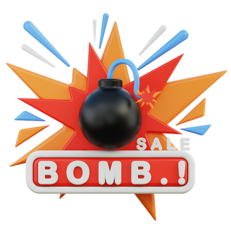 Venda de bomba  3D Icon