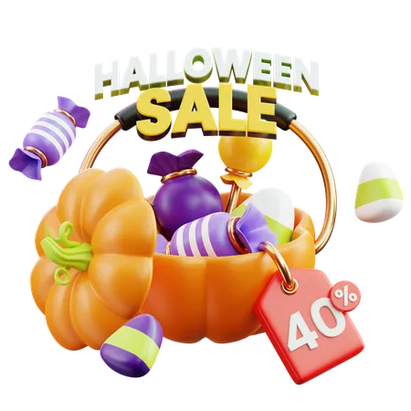 Liquidação de Halloween  3D Icon