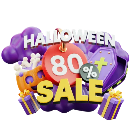 Liquidação de Halloween  3D Icon