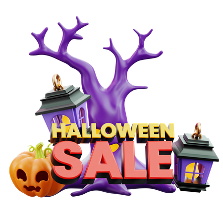 Liquidação de Halloween  3D Icon