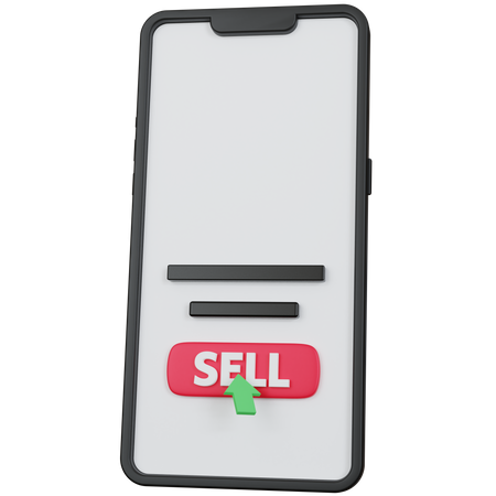 Clique para vender on-line  3D Icon