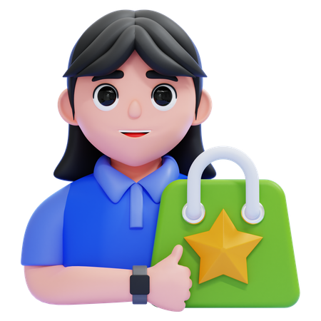 Vendeur vedette  3D Icon