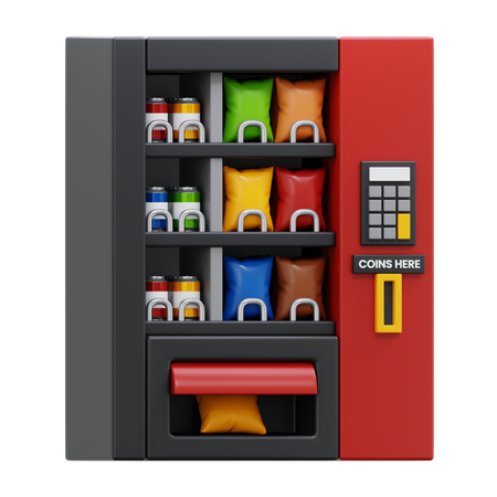 Vending Machine 3D Icon