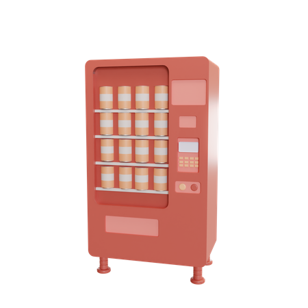 Vending Machine  3D Illustration