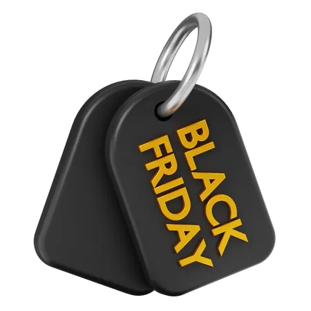 Étiquette du vendredi noir  3D Icon