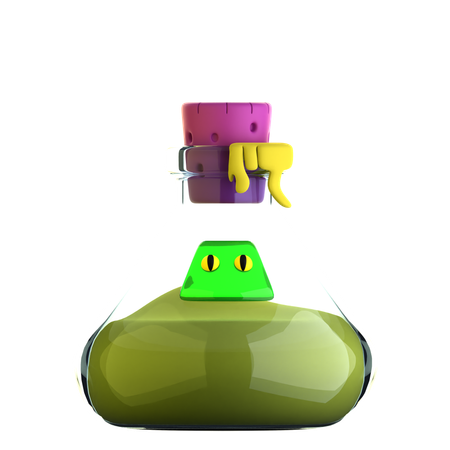 Veneno de serpiente  3D Icon