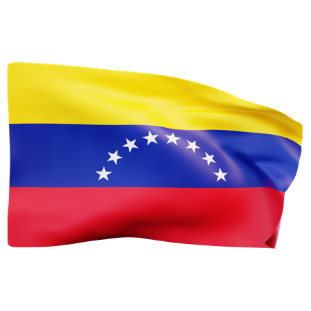 Bandeira venezuelana  3D Icon