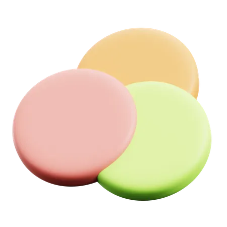 Venn Chart  3D Icon