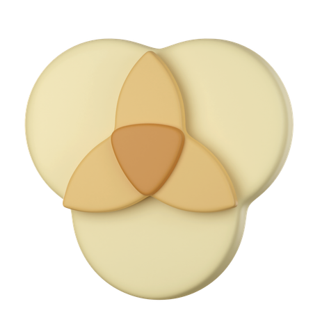 Venn Diagram  3D Icon