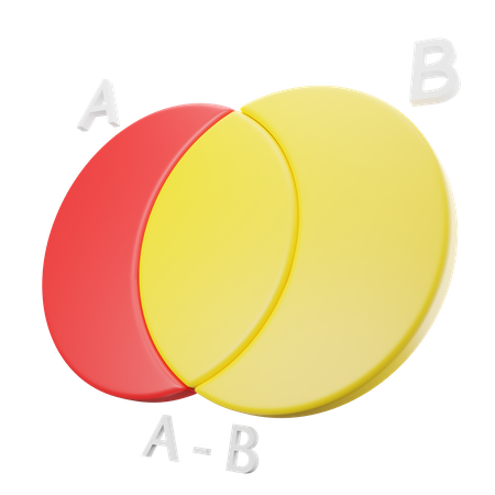 Venn Diagram  3D Icon