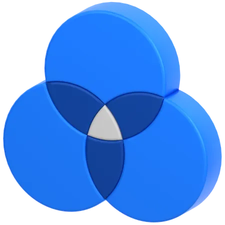 Venn diagram  3D Icon