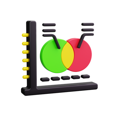Venn-Diagramm  3D Icon