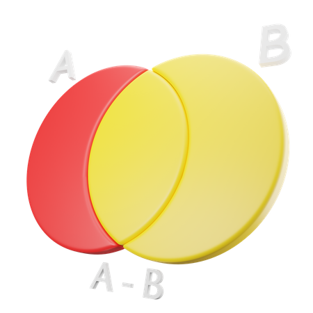 Venn-Diagramm  3D Icon
