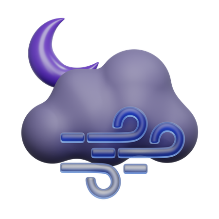 Vent de nuit  3D Icon