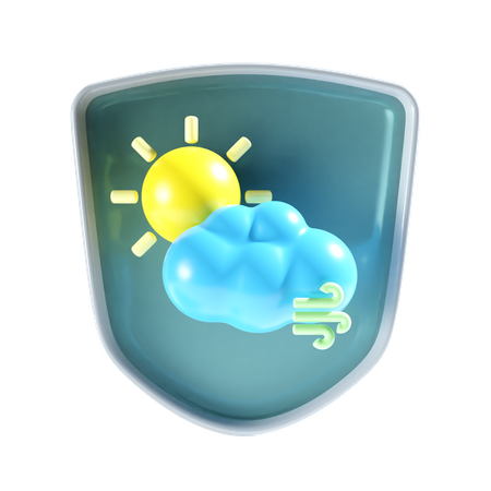 Vent nuageux  3D Icon