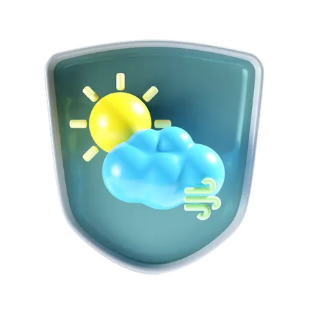 Vent nuageux  3D Icon