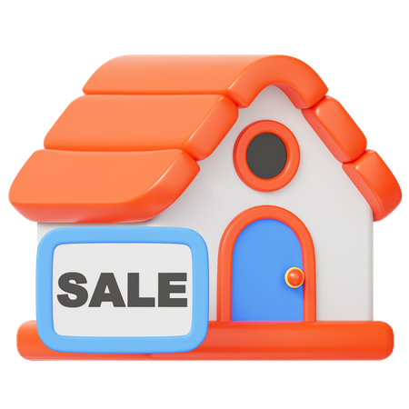 Venta casa  3D Icon