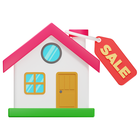 Venta casa  3D Icon