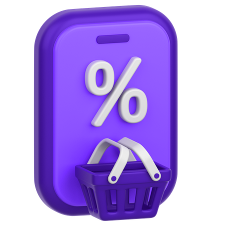 Venta compras  3D Icon