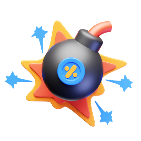 Venta de bombas  3D Icon