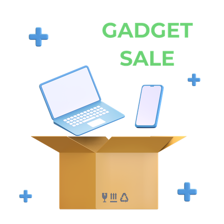 Venta de gadgets en línea  3D Icon