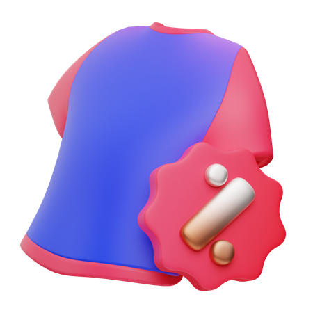 Venta de ropa  3D Icon