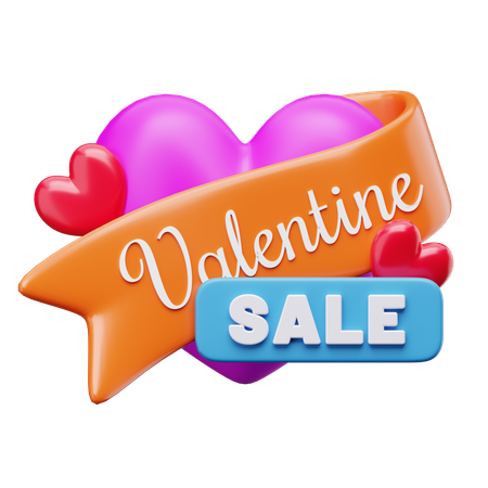 Venta de san valentin  3D Icon