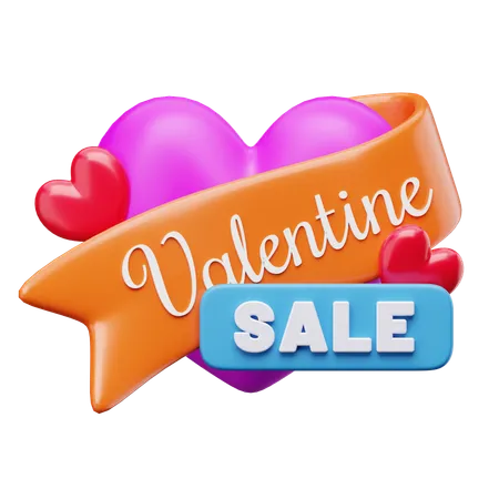 Venta de san valentin  3D Icon