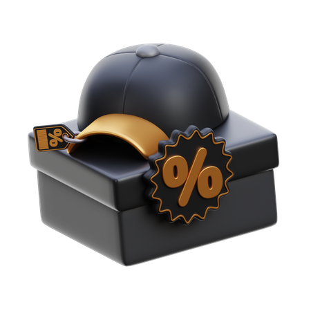 Venta de sombreros  3D Icon