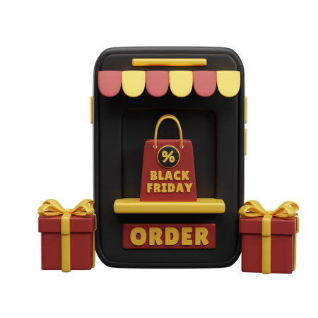 Oferta de viernes negro  3D Icon