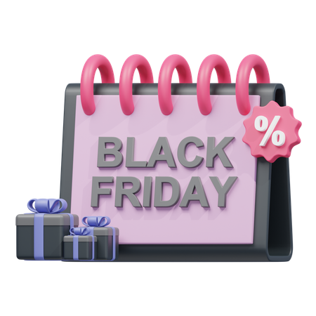 Oferta de viernes negro  3D Icon