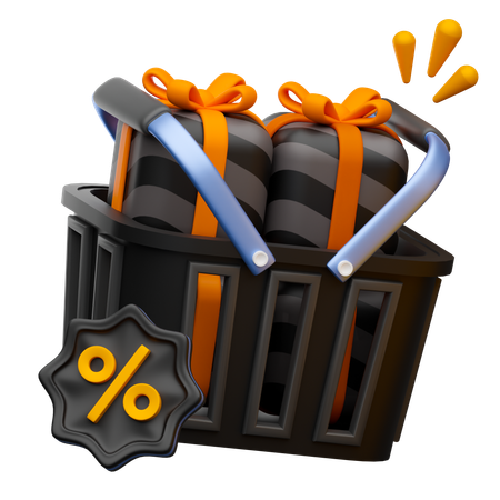 Oferta de viernes negro  3D Icon