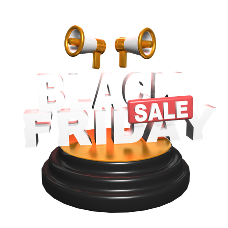 Oferta de viernes negro  3D Icon